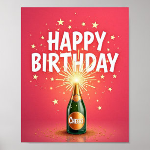 Grattis på födelsedagen poster