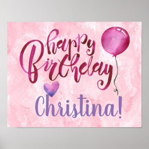 Grattis på födelsedagen. poster