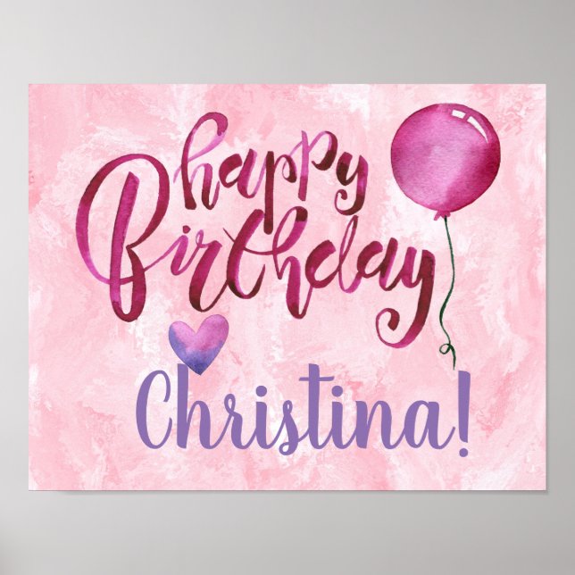 Grattis på födelsedagen. poster (Framsidan)