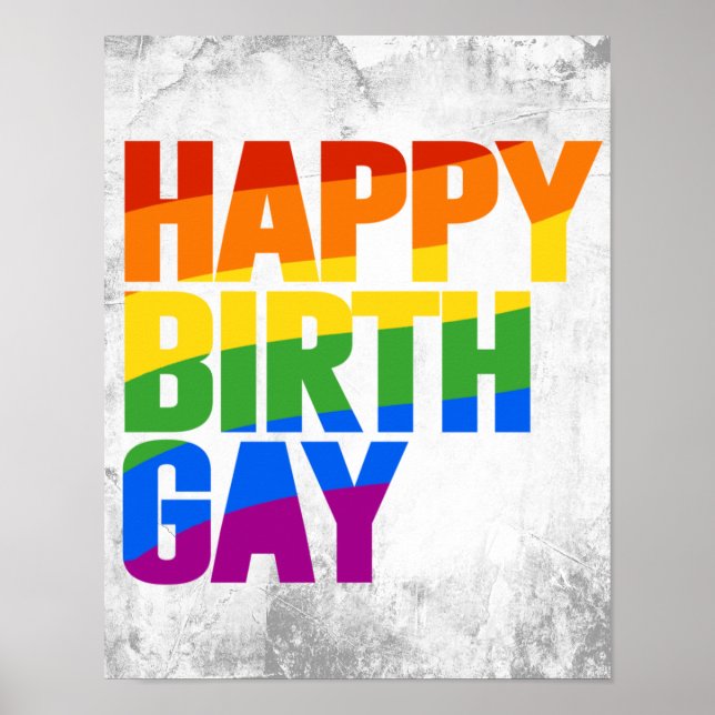 Grattis på födelsedagen poster (Framsidan)