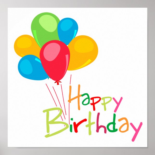 Grattis på födelsedagen poster (Framsidan)