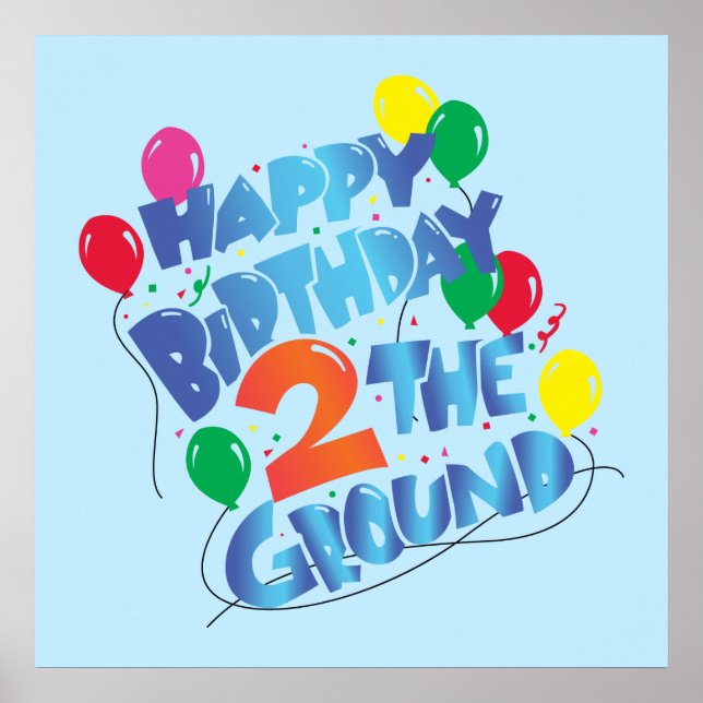 Grattis på födelsedagen poster (Framsidan)