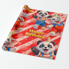 Grattis på födelsedagen premium presentpapper de