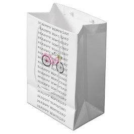 GRATTIS PÅ FÖDELSEDAGEN Preppy Rosa Bicycle Summer