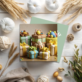 Grattis på födelsedagen presenterar Presenter-graf