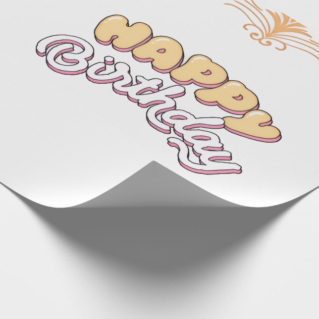 GRATTIS PÅ FÖDELSEDAGEN  PRESENTPAPPER (Hörn)
