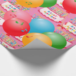 Grattis på födelsedagen! presentpapper