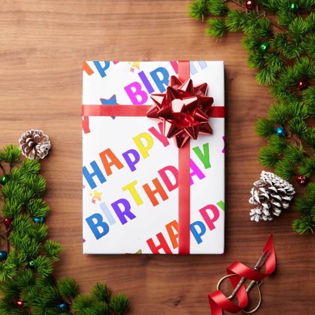GRATTIS PÅ FÖDELSEDAGEN Presentpapper, KUL, FÄRGGL Presentpapper (Julgåva)