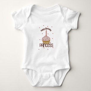 Grattis på födelsedagen Princess Cupkaka T Shirt