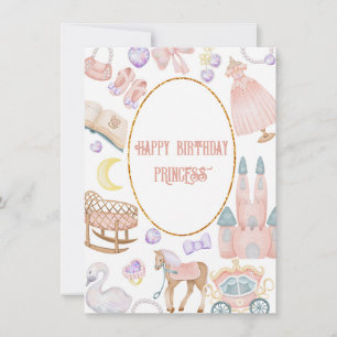 Grattis på födelsedagen Princess Flicka