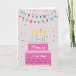 Grattis på födelsedagen Princess Kort