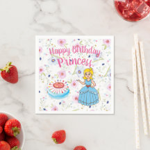 Grattis på födelsedagen Prinsessa Pappersservett