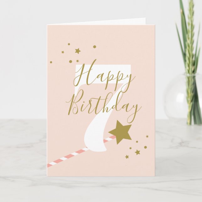 Grattis på födelsedagen prinsessans födelsedagskor kort (Framsida)
