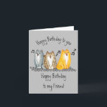 Grattis på födelsedagen Purrrfect Friend har allti Kort<br><div class="desc">Grattis på födelsedagen Purrrfect Friend All Funny Humor Cute Cats and kittens</div>