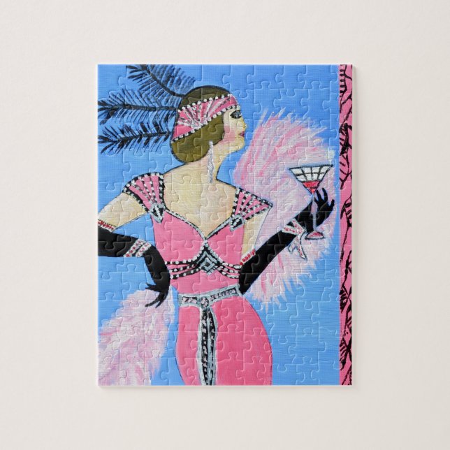 Grattis på födelsedagen pussel (Vertikal)