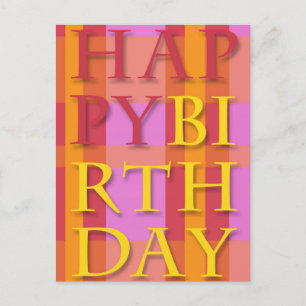 Grattis på födelsedagen Rand vykort