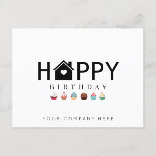 Grattis på födelsedagen Realty Cupcake Vykort