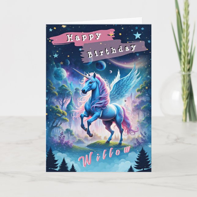 Grattis på födelsedagen (redigerbart), mappat grat kort (Framsida)