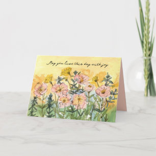 Grattis på födelsedagen Religiösa Blessings Joy Pr Kort
