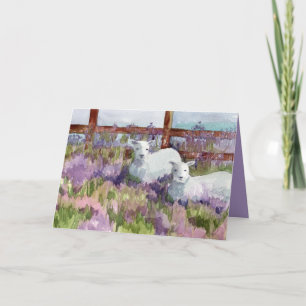 Grattis på födelsedagen Religiösa Blessings Lambs Kort