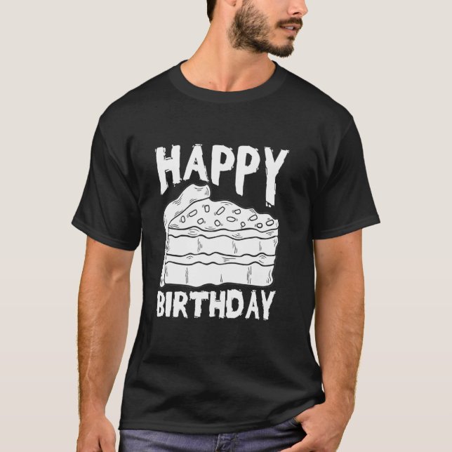 Grattis på födelsedagen - Rolig födelsedag T Shirt (Framsida)