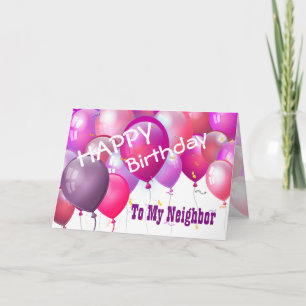 Grattis på födelsedagen Rosa Bubbar med Role NEIGH Kort