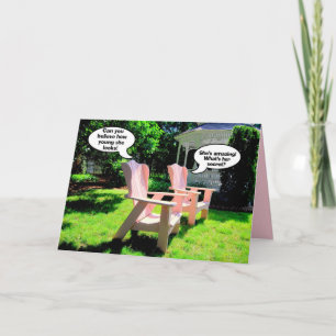 Grattis på födelsedagen, Rosa Ordförande Humor Kort
