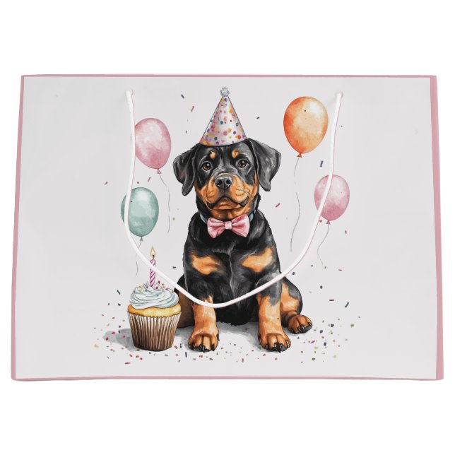 Grattis på födelsedagen Rottweiler Hund (Framsidan)