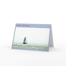 Grattis på födelsedagen Sailing Ocean Yacht