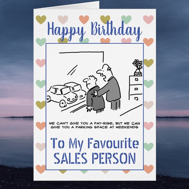 Grattis på födelsedagen säljare hälsningskort (Skapare uppladdad)
