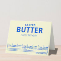 Grattis på födelsedagen saltat födelsekort för smö