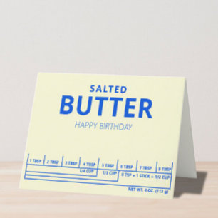 Grattis på födelsedagen saltat födelsekort för smö tack kort