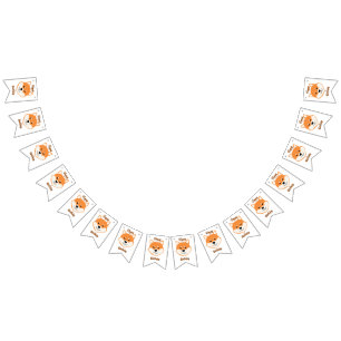 Grattis på födelsedagen Shiba Inu Original Bunting Vimplar