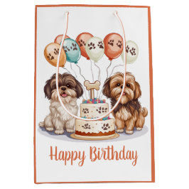 Grattis på födelsedagen Shih Tzu Hundar Birthday C