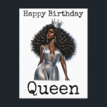 Grattis på födelsedagen Sista Melanin Woman Black  Vykort<br><div class="desc">Grattis på födelsedagen Sista Melanin Woman Black Women Syrran</div>