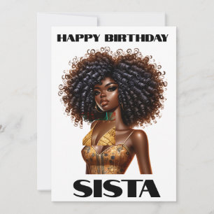 Grattis på födelsedagen sista svarta melanindrotte inbjudningar