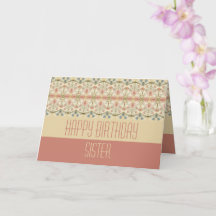 Grattis på födelsedagen Sister