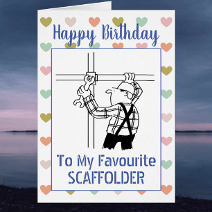 Grattis på födelsedagen-skåp hälsningskort