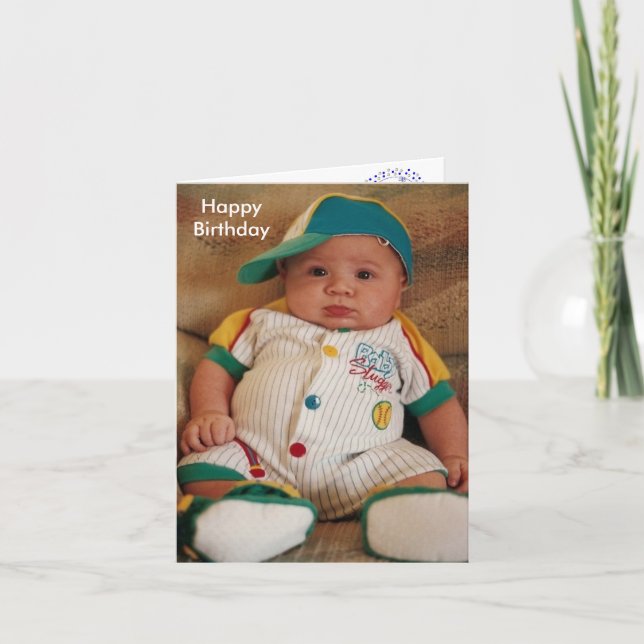Grattis på födelsedagen, Slugger Kort (Framsida)