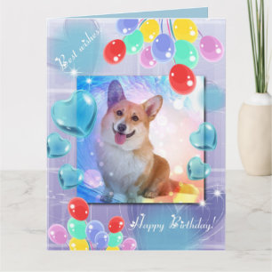 Grattis på födelsedagen Smiling Corgi Kort