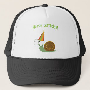 Grattis på födelsedagen! Snigel Truckerkeps