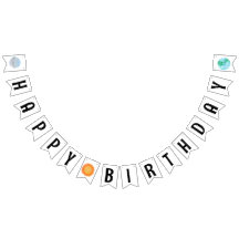 Grattis på födelsedagen Sol och planetskonstruktio