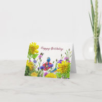 Grattis på födelsedagen Solrosor, Vilda blommor Na