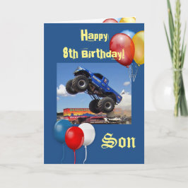 Grattis på födelsedagen Son 4X4 Lastbil Blessings Kort