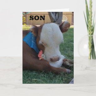 GRATTIS PÅ FÖDELSEDAGEN ***SON*** KORT