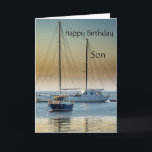 Grattis på födelsedagen Son Kort<br><div class="desc">Ett sons-födelsedagskort</div>