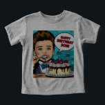 Grattis på födelsedagen, Son - Småbarn Birthday T- T Shirt<br><div class="desc">Fira din sons speciella dag med den här vackra och festliga T-shirt! Den här T-tröjan är perfekt för att skapar hans födelsedag extra speciell. Den är gjord av mjuk och bekväm väv och ser till att din lilla väv förblir mysigt och snyggt under hela roligten. Vare sig det är för...</div>