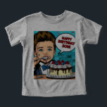 Grattis på födelsedagen, Son - Småbarn Birthday T- T Shirt<br><div class="desc">Fira din sons speciella dag med den här vackra och festliga T-shirt! Den här T-tröjan är perfekt för att skapar hans födelsedag extra speciell. Den är gjord av mjuk och bekväm väv och ser till att din lilla väv förblir mysigt och snyggt under hela roligten. Vare sig det är för...</div>