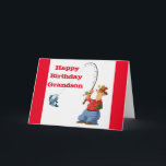 GRATTIS PÅ FÖDELSEDAGEN **SONSON** FISKAR HUMOR KORT<br><div class="desc">TACK FÖR ATT DU KOM TILL EN AV MINA ÅTTA BUTIKER OCH KOM TILLBAKA IGEN SNART!!!</div>