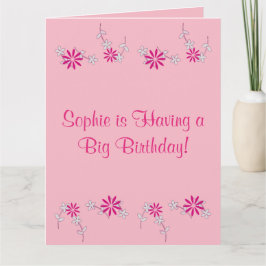 Grattis på födelsedagen Sophie! namn Kort